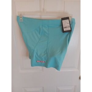 Souke‎ Cycling Shorts Womens Medium Blue Nylon Spandex Blend Padded Size XXL